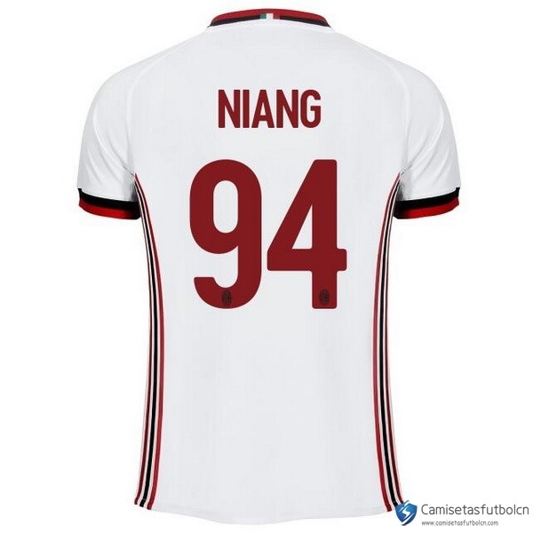 Camiseta Milan Segunda equipo Niang 2017-18